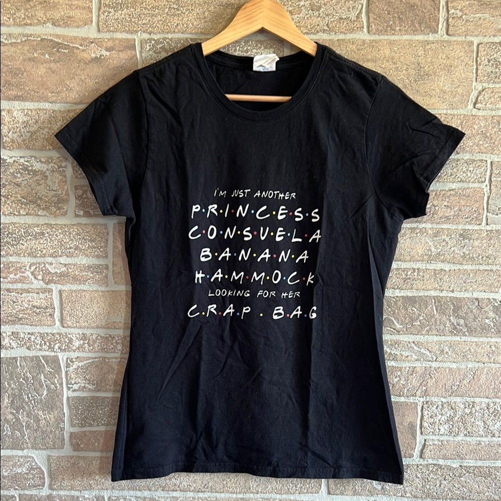 Friends Black Graphic Tee